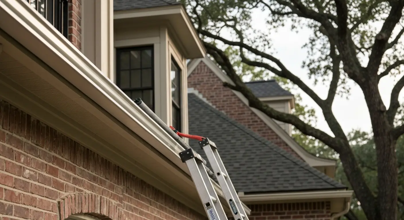 Gutter repair and maintenance