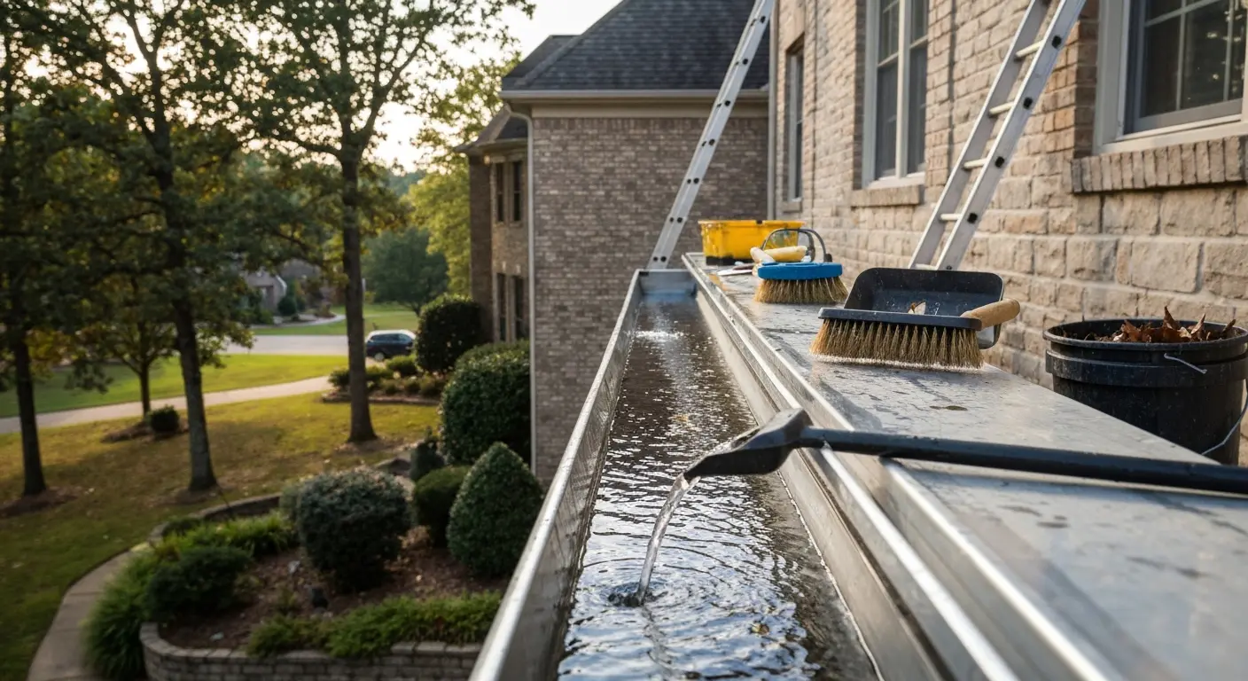 Gutter cleaning service