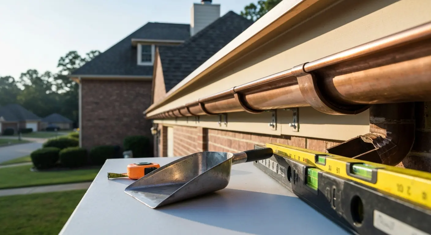 Gutter repair and maintenance
