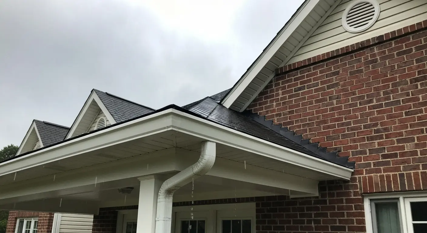 Seamless gutter installation