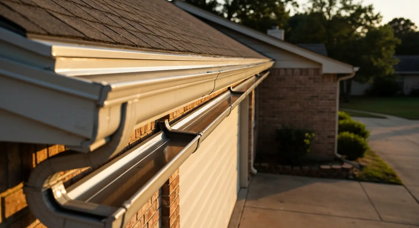 6 inch seamless gutter installation