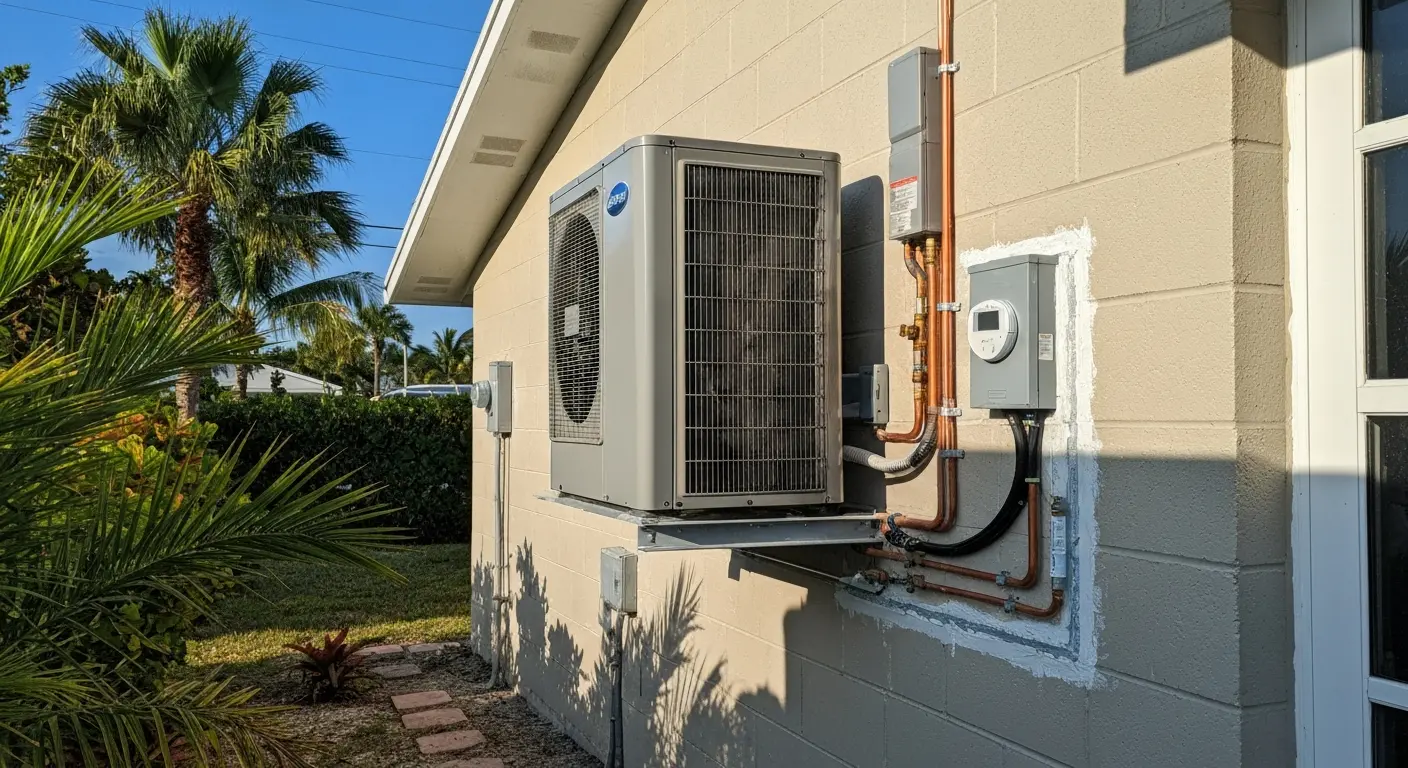 Heat pump installation