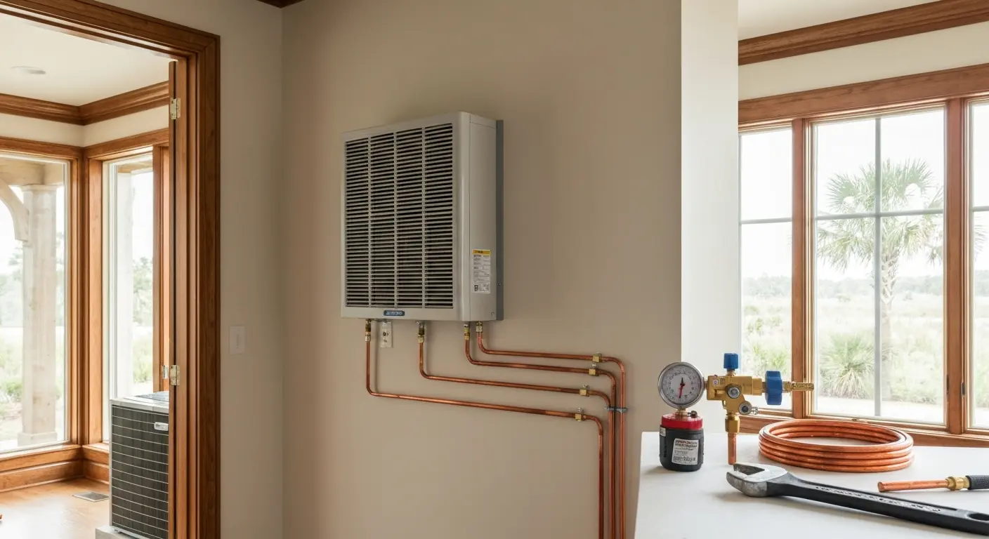 Ductless mini-split system