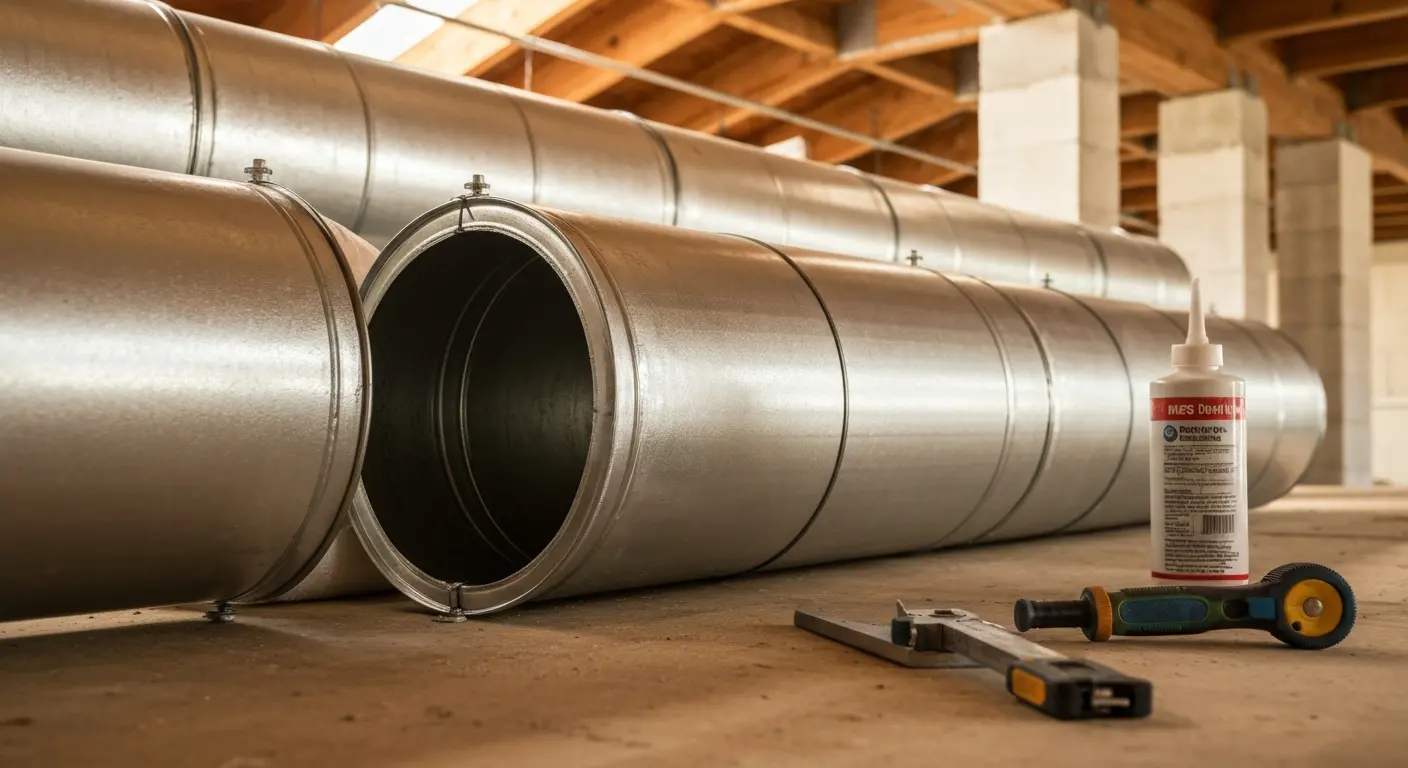 Duct repair work