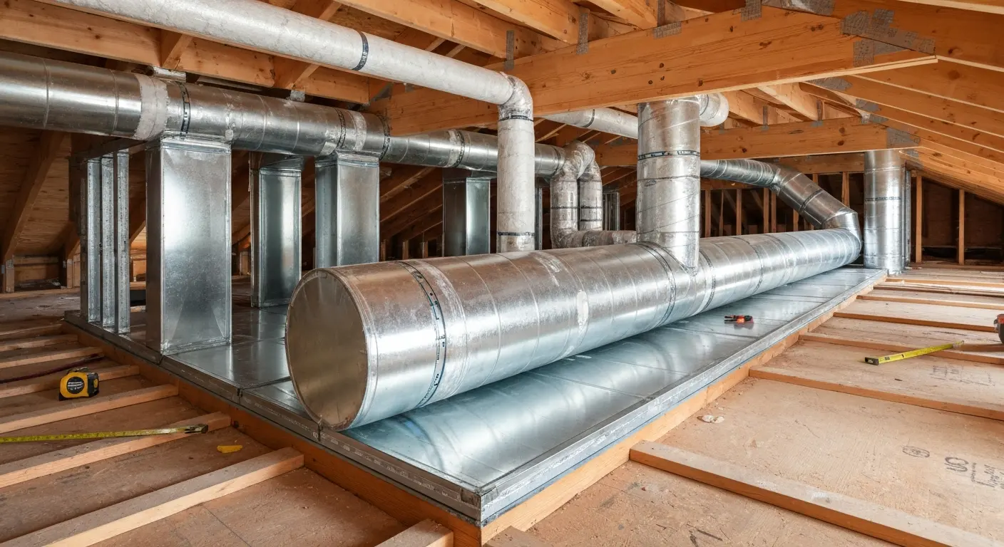 New duct installation