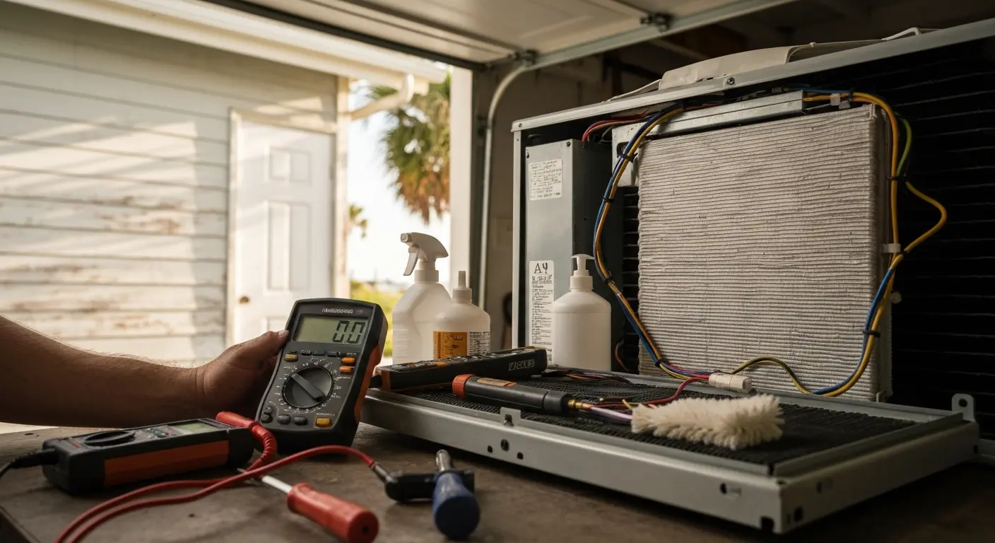 A/C maintenance check