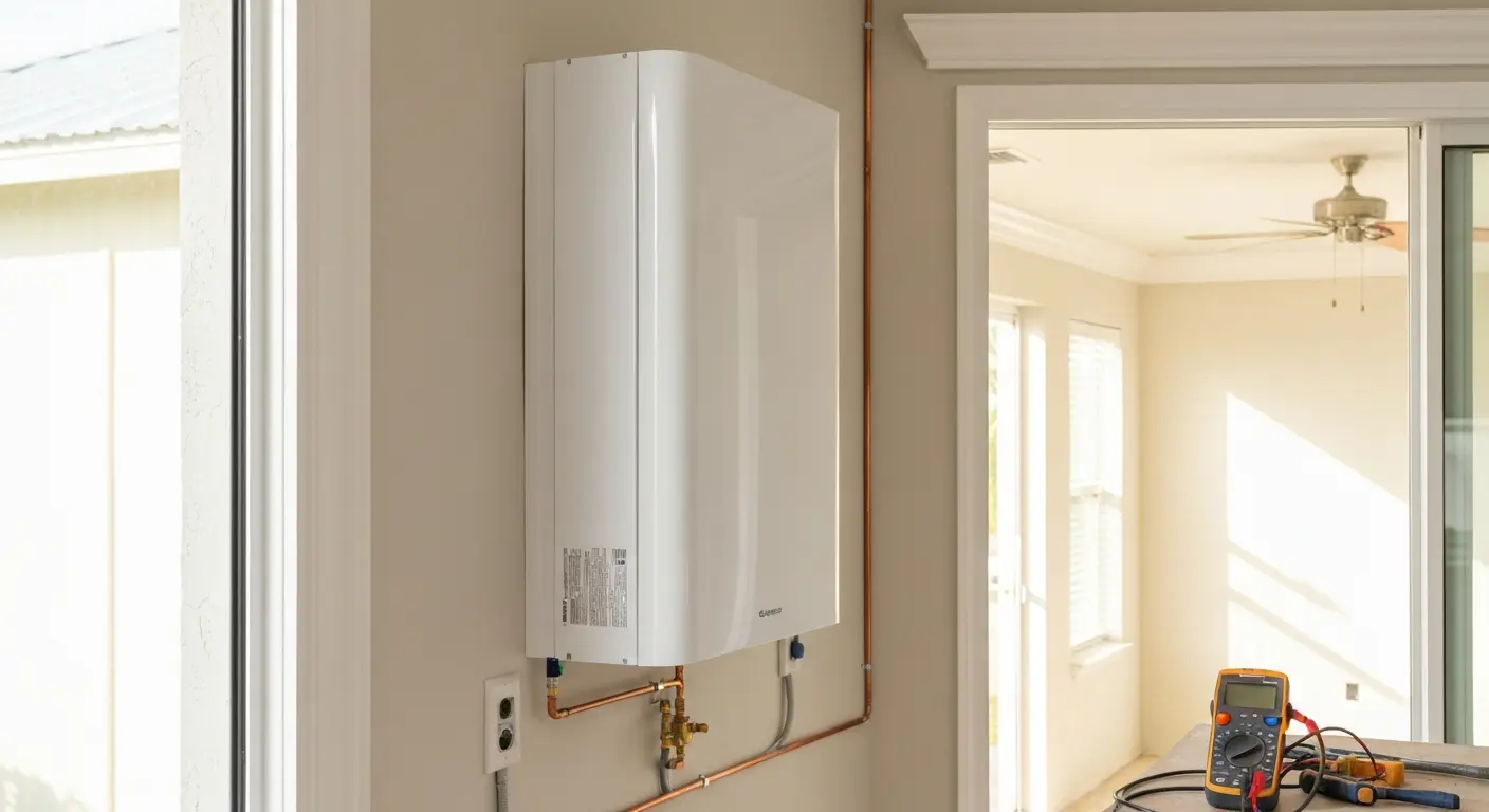 Ductless mini-split installation