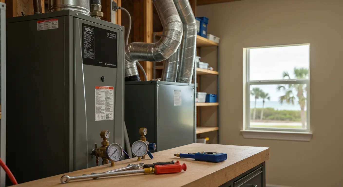 Heating system repair