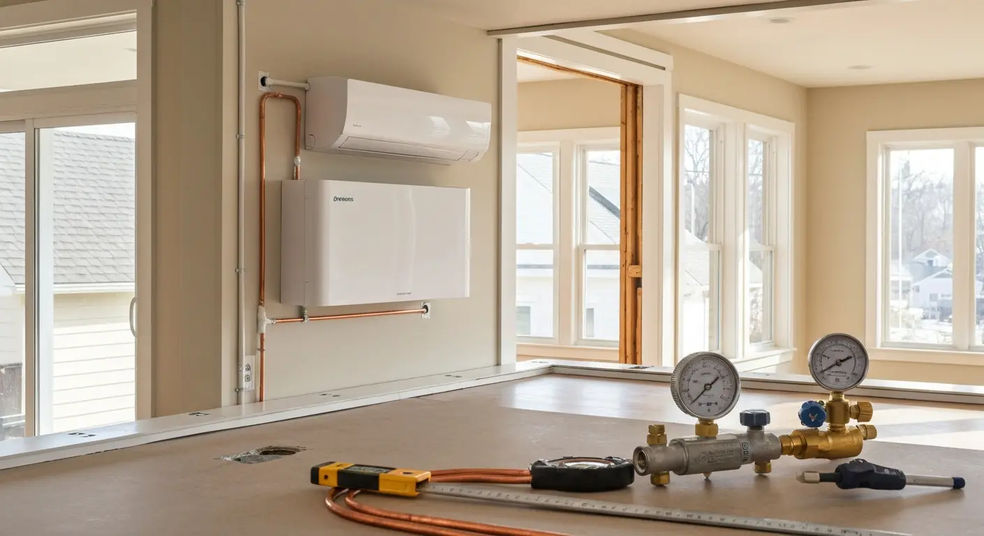 Ductless air conditioning systems