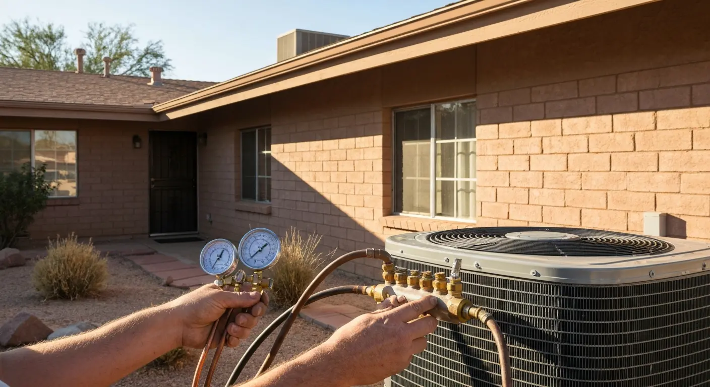 Established Dell Prado neighborhood ranch home with cooling service