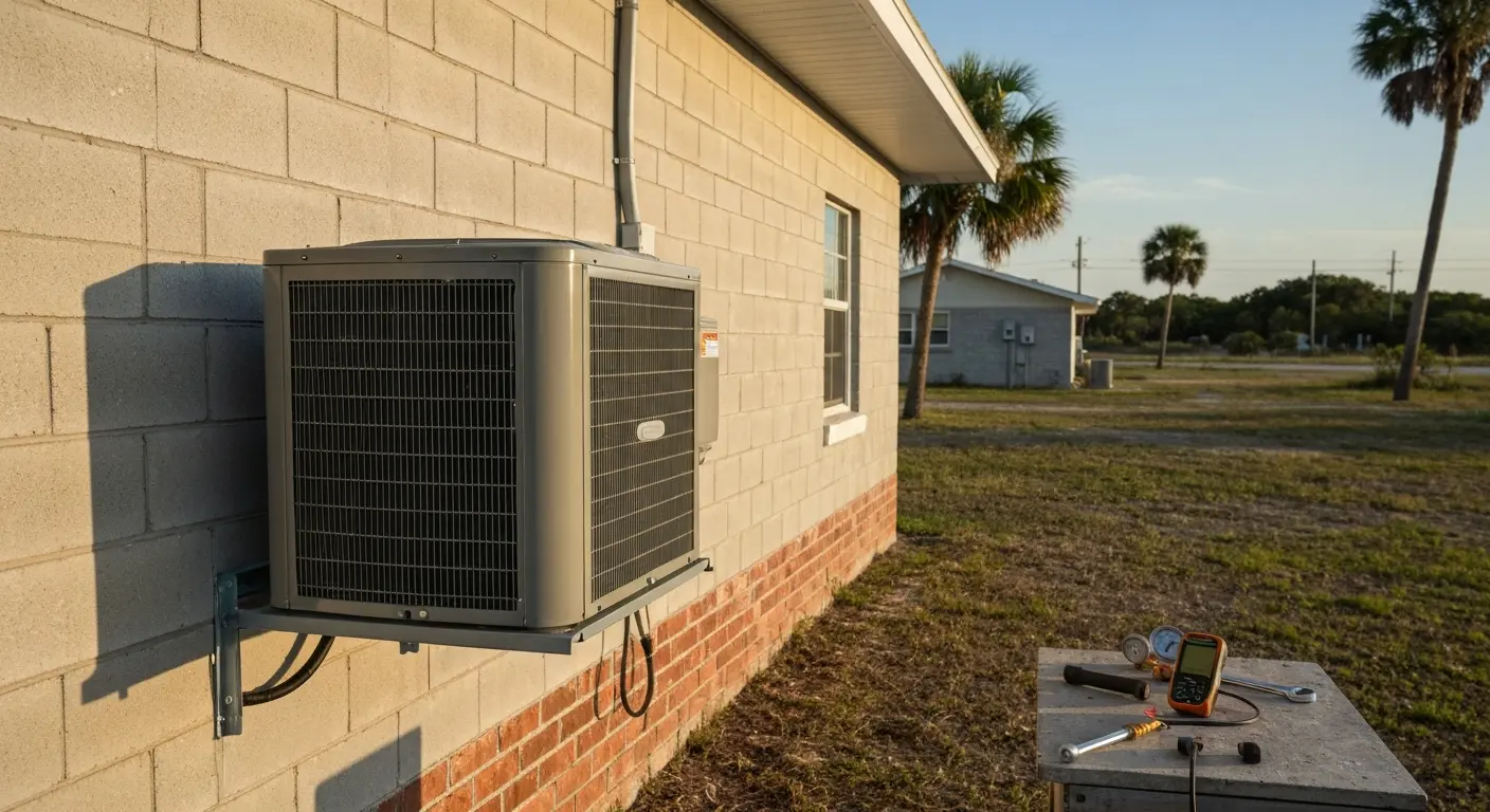 New AC system installation