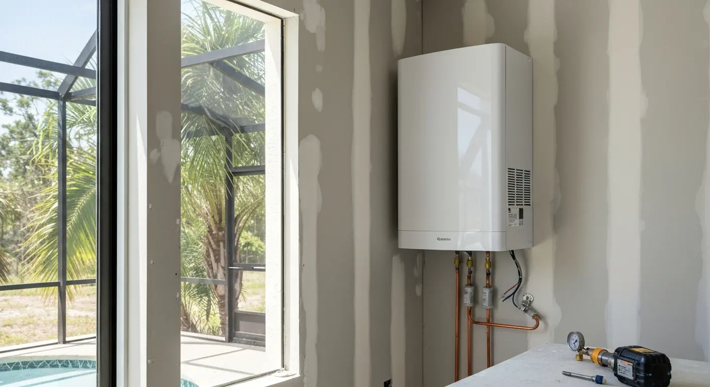 Ductless mini-split installation