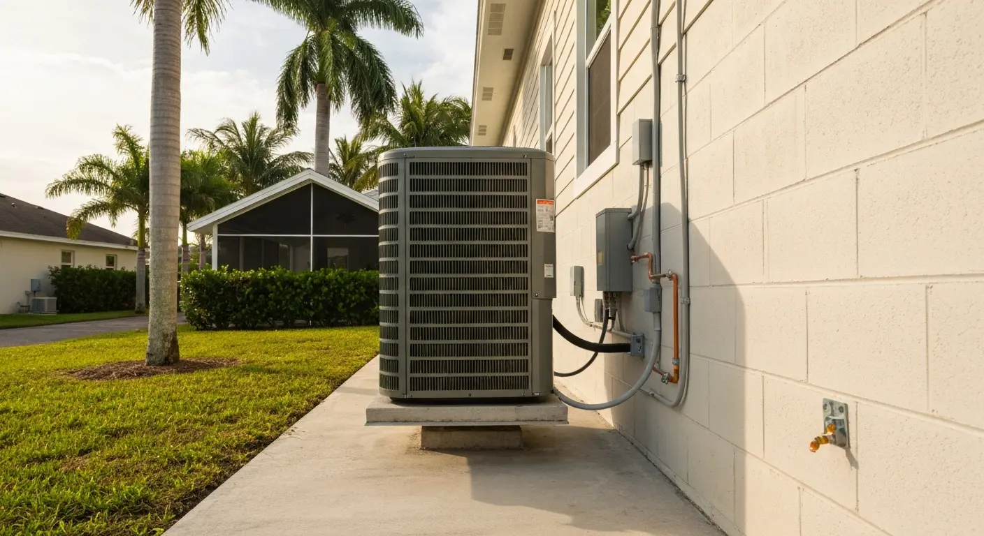 AC unit installation