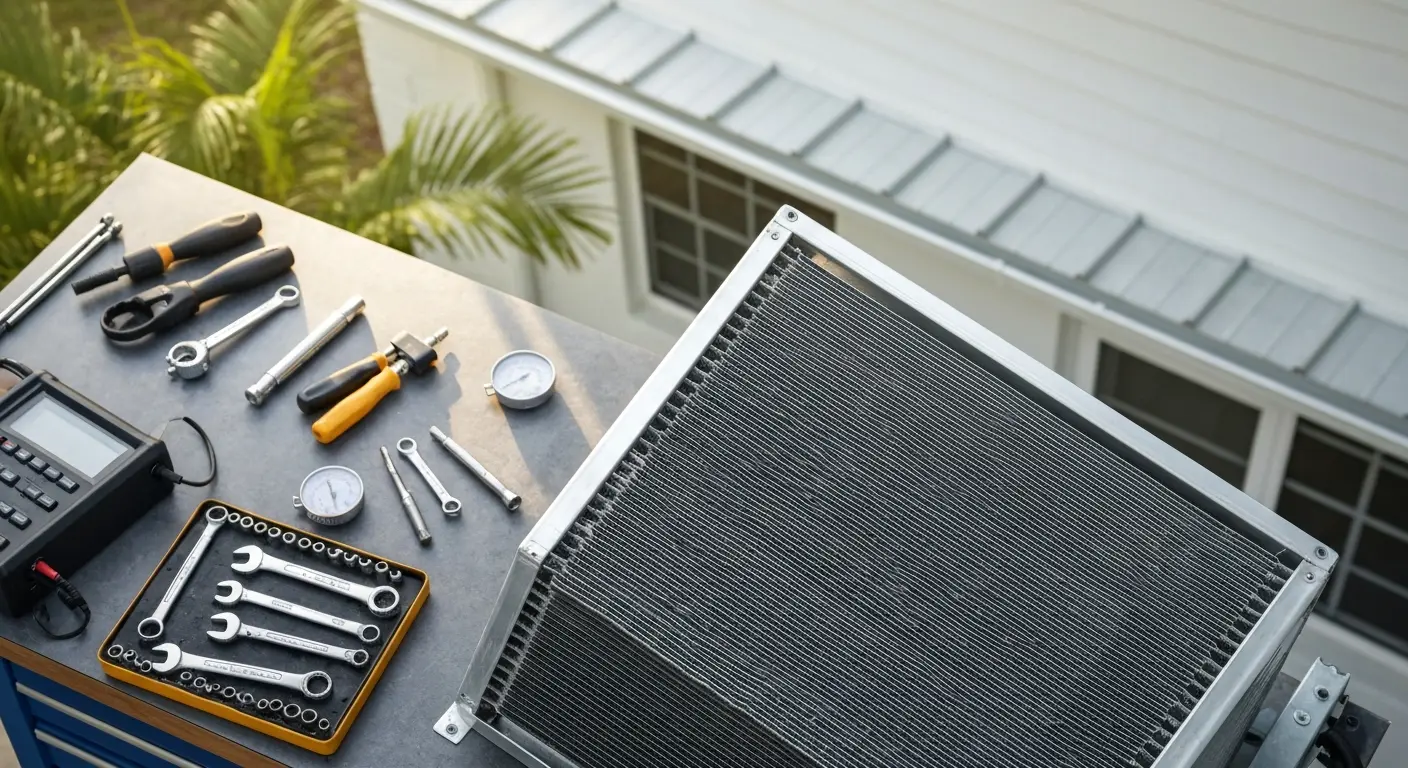 A/C repair technician