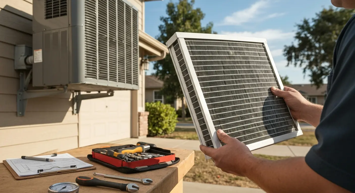 Preventive A/C maintenance service