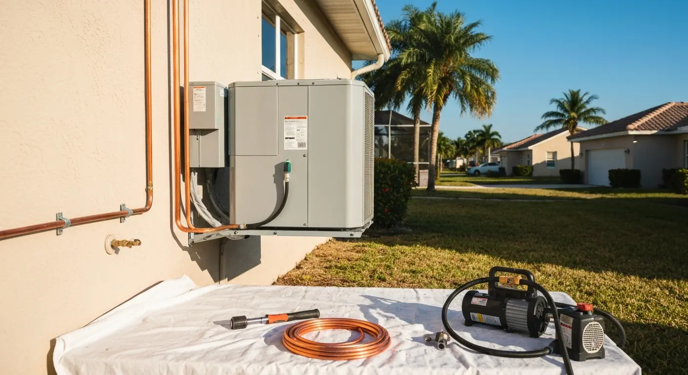 New AC unit installation
