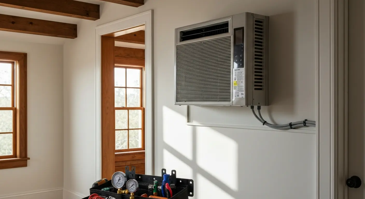Ductless mini-split installation