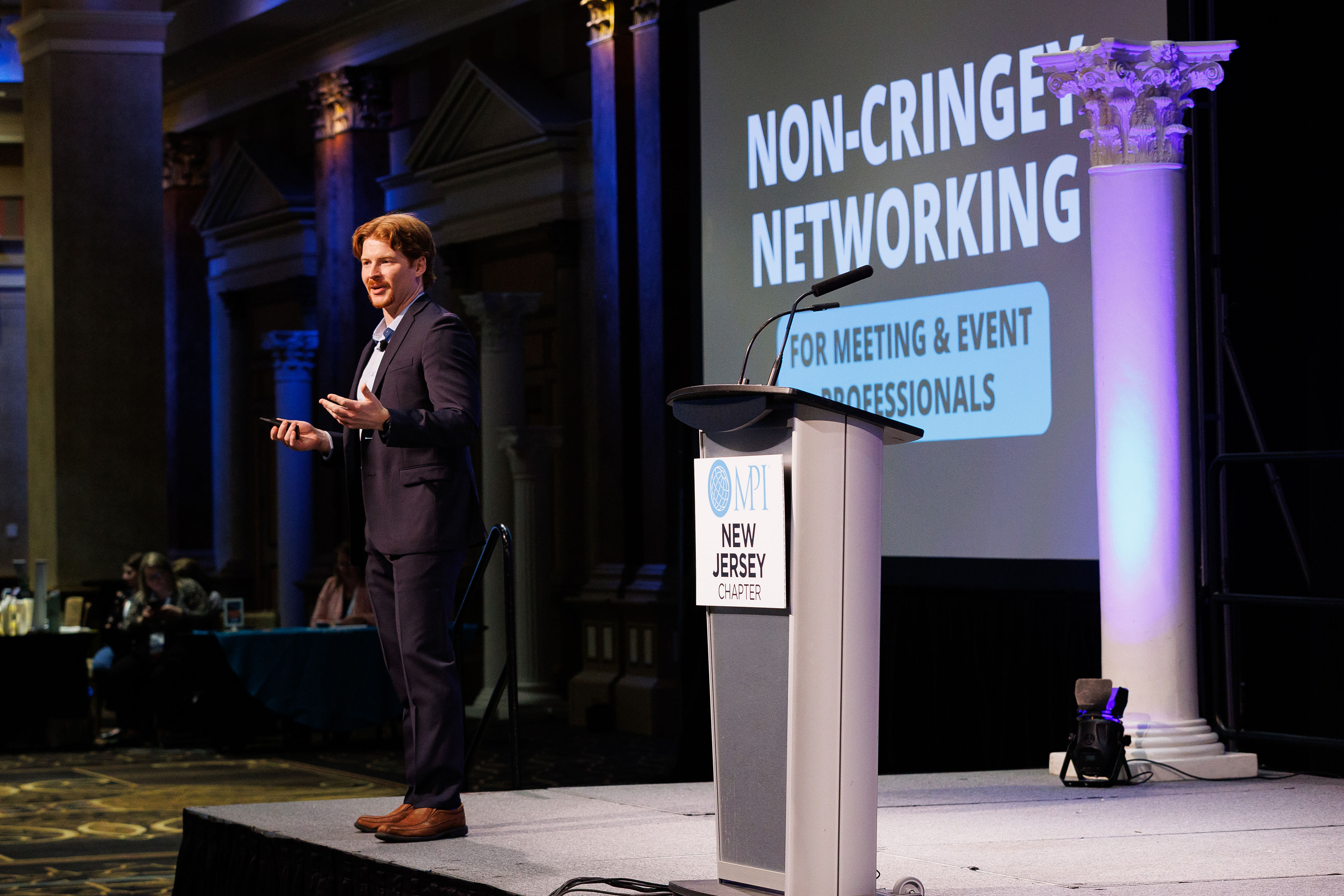 Brian delivering Non-Cringey Networking
