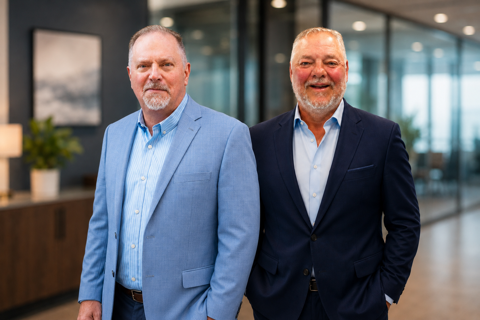 Rusty Robinson and David Stephens, owners of Mockingbird Logistics
