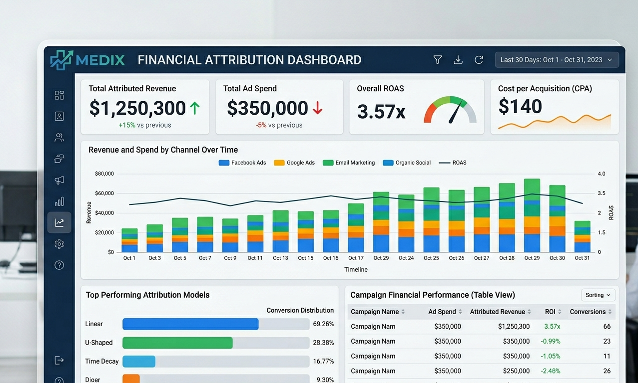 Live Revenue Attribution Dashboard Preview