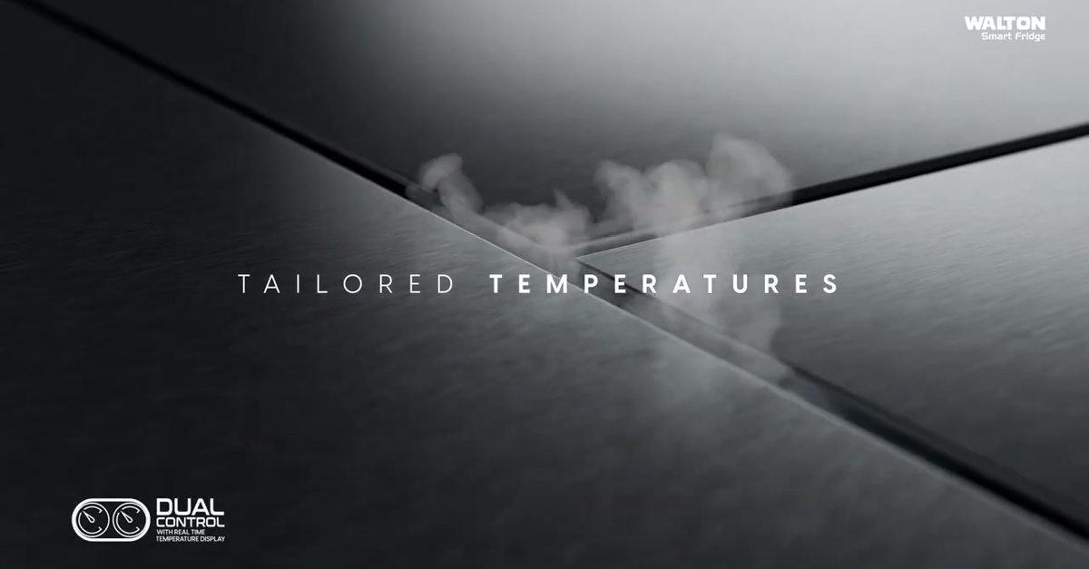 Walton Smart Fridge – Three Door Side By Side 3D Product Launch Reveal – VFX breakdown frame 4 of 4