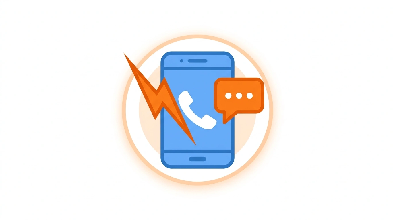 emergency plumbing lead generation instant text back illustration
