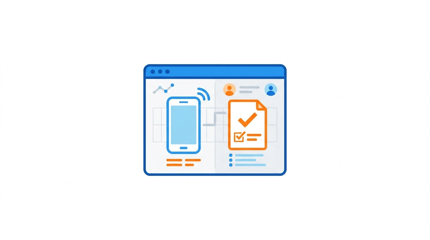 plumbing lead generation software CRM dashboard illustration