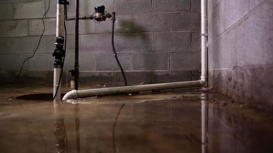 Sump pump installation