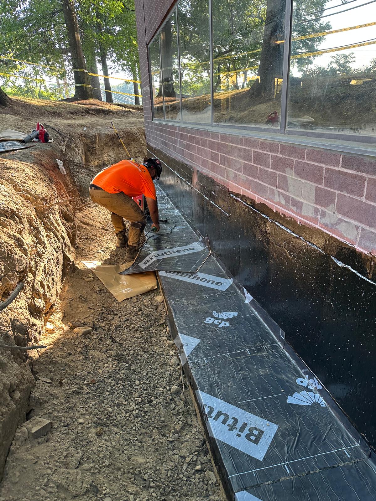 Exterior waterproofing