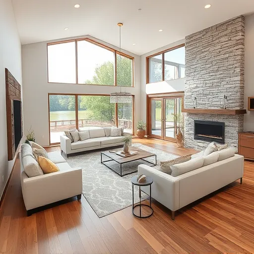 Home remodeling project in Stillwater, MN showcasing modern design and stylish renovation without people present.