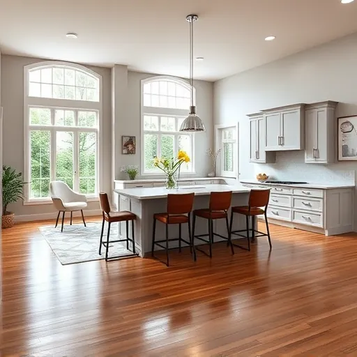 Inviting remodeled living space in South Cottage Grove MN with modern layout, custom cabinetry, and harmonious decor.