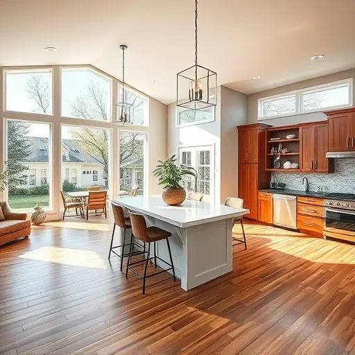 Home remodeling project in Stillwater, MN showcasing modern design and finished interiors without people present.
