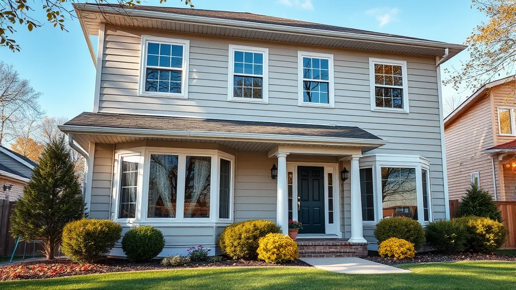 Window cleaning service for two-story homes in Stillwater MN showcased in an image.