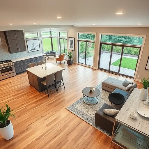 Home remodeling project in Stillwater MN featuring modern design elements and a stylish, inviting interior.