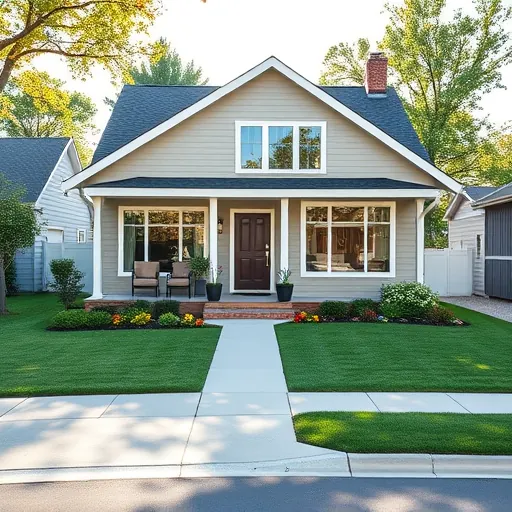 Completed home remodel in Wildflower Community MN featuring modern updates, manicured lawn, and inviting porch.