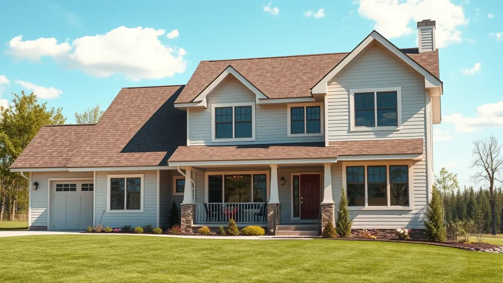 Home Remodeling in Wildflower Community, MN with beautiful landscaping and modern design features.