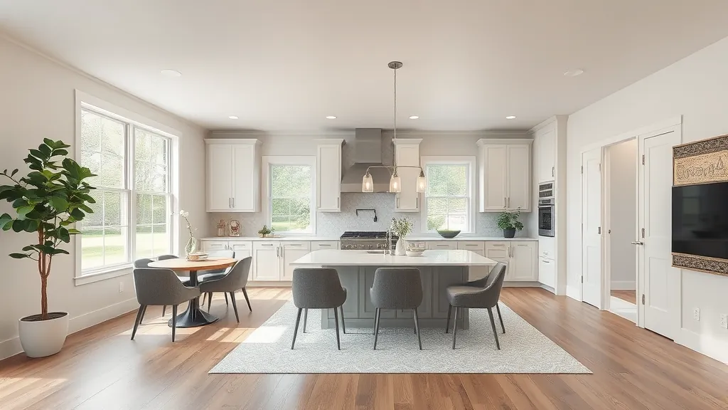 Home Remodeling in St. Paul Park MN showcasing modern kitchen design and elegant living spaces.