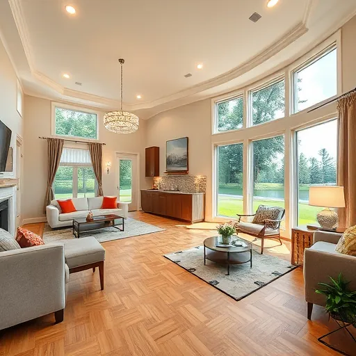 Completed home remodeling in Stillwater MN showcasing modern design and elegant interior decor without people.