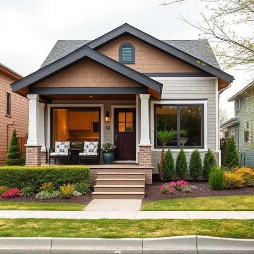 Beautifully remodeled home in East Oakdale MN with modern exterior, vibrant landscaping, and inviting front porch.
