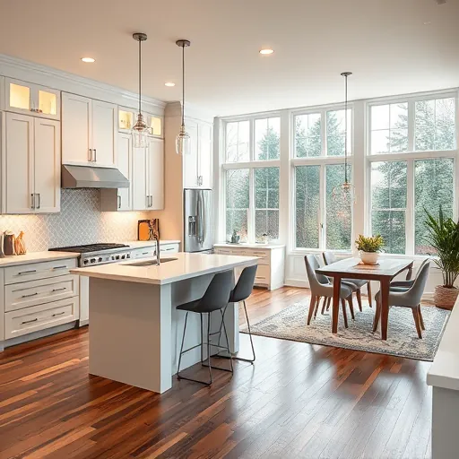 Renovated Gladstone MN kitchen with sleek cabinetry, quartz countertops, stylish island, and natural light.