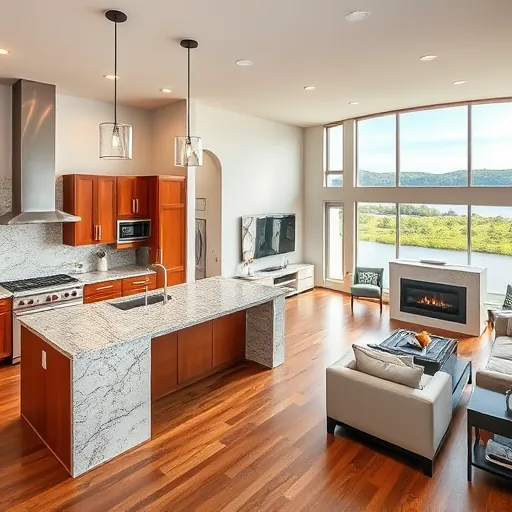 Home remodeling project in Stillwater MN showcasing a completed interior design with new furnishings and decor.