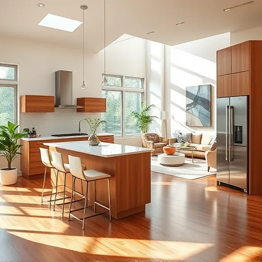 Stunning Oakdale MN home remodel with modern design, natural light, sleek cabinetry, and inviting cozy living area.