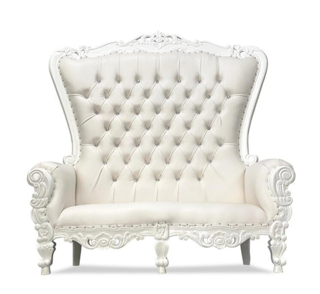 Double Seat Throne Chair rental by Kshels Party Supplies