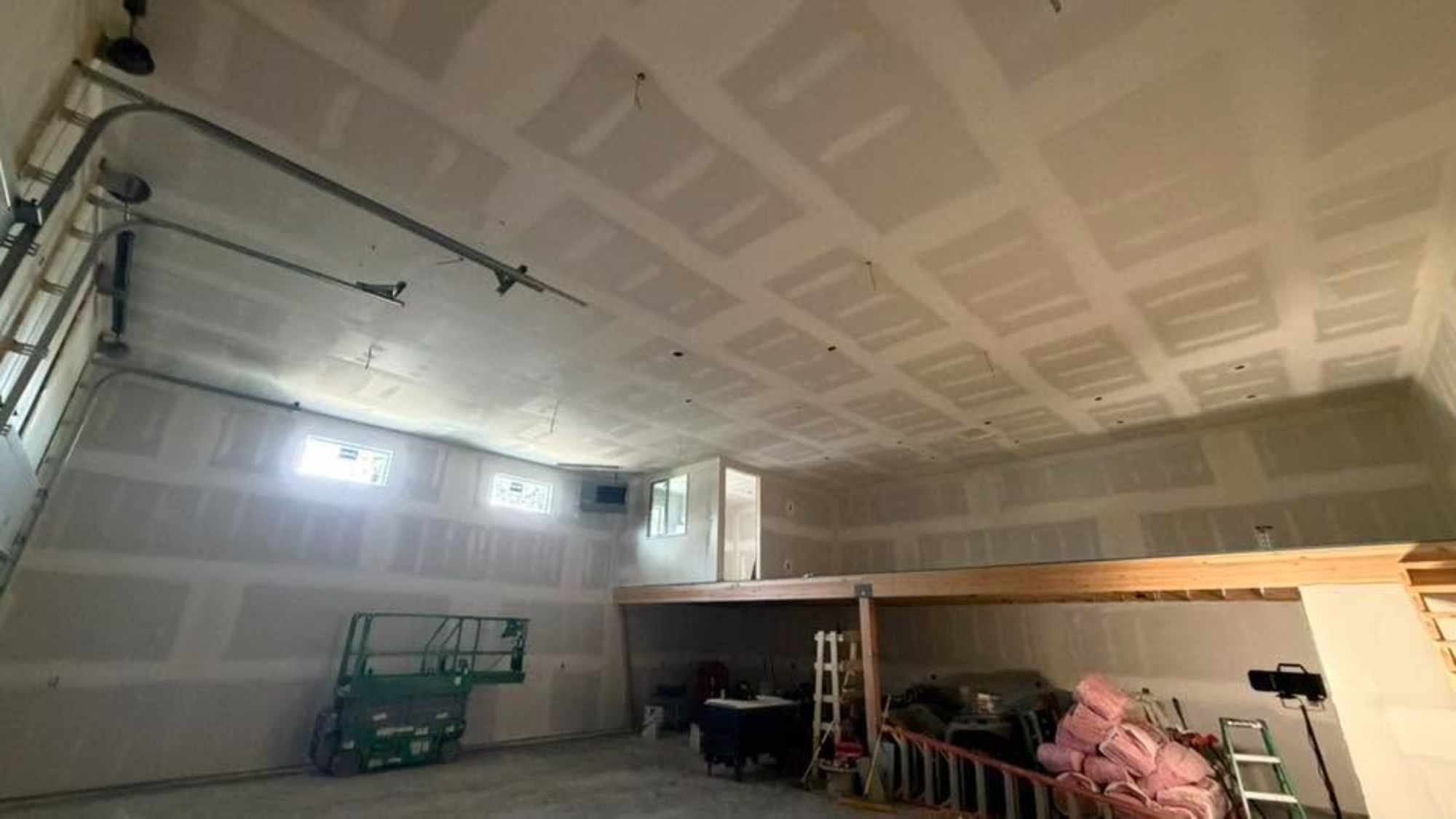 Drywall finishing and texture work by CLC Contracting