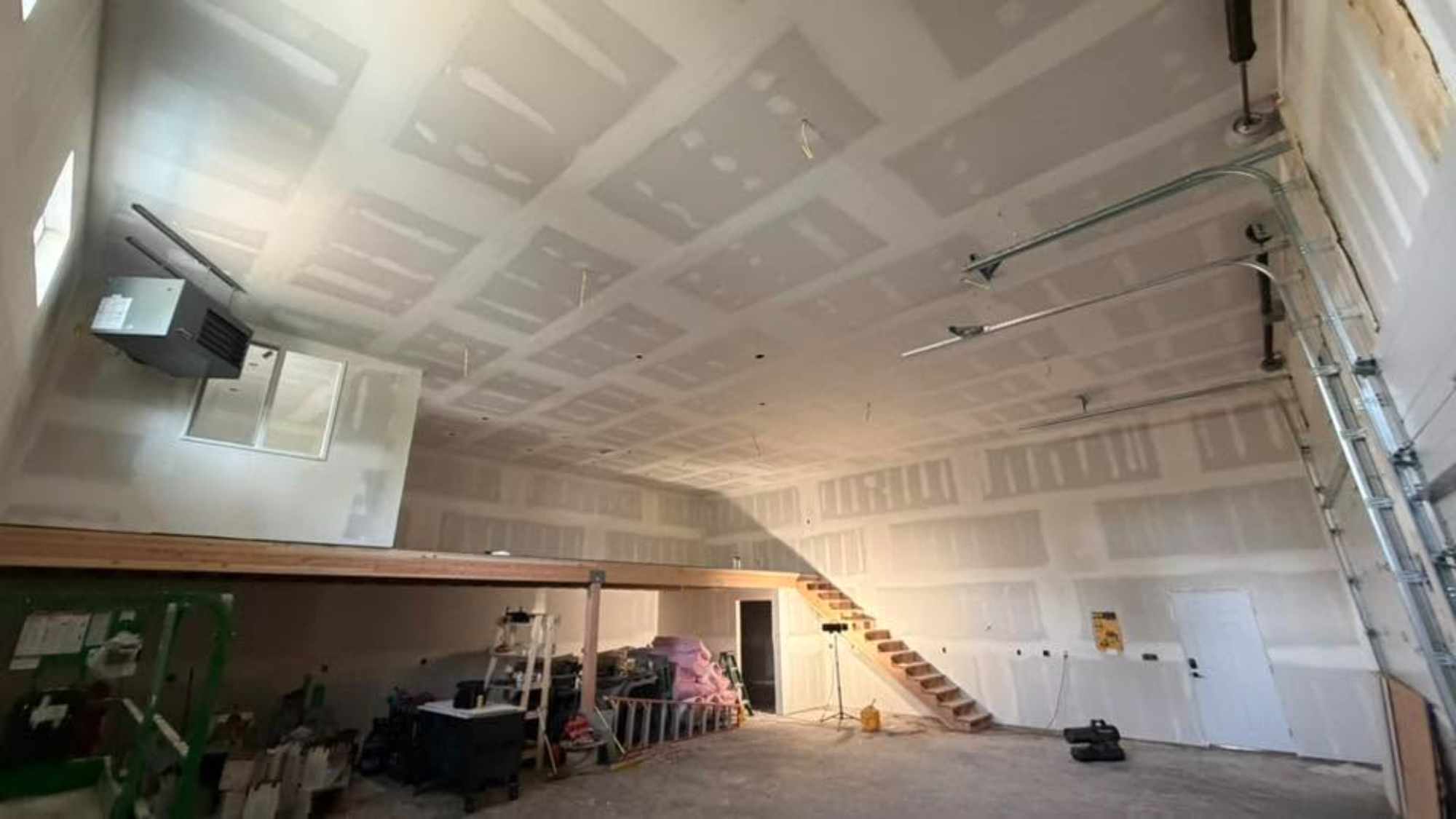 Drywall repair work by CLC Contracting