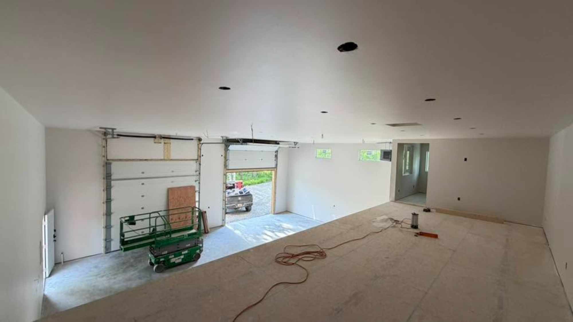Drywall finishing and texture work by CLC Contracting
