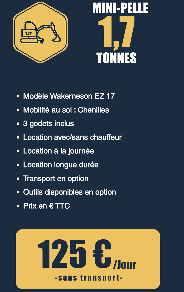 Location minipelle libourne