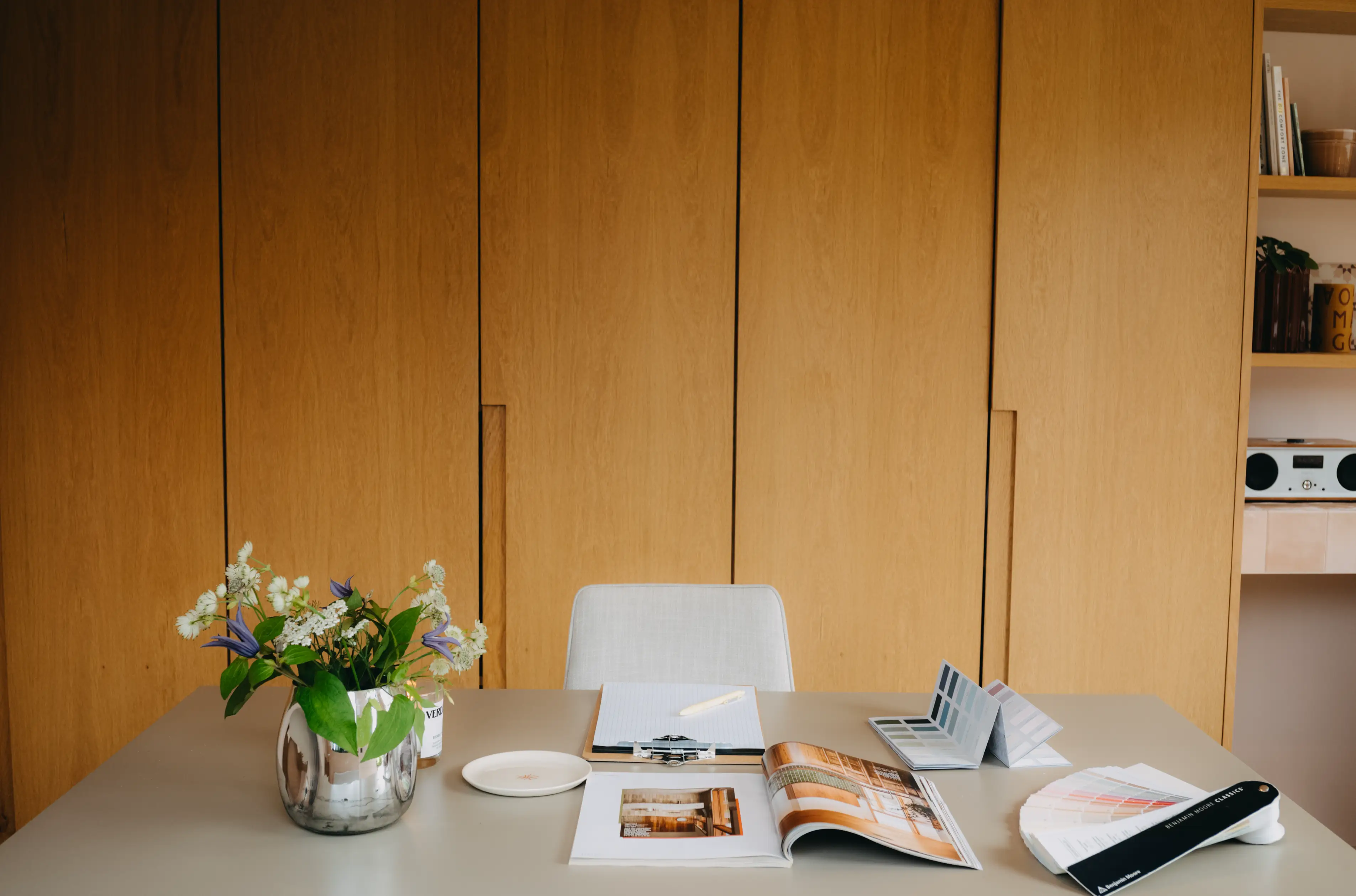 Furniture and styling inside an NG2 garden room