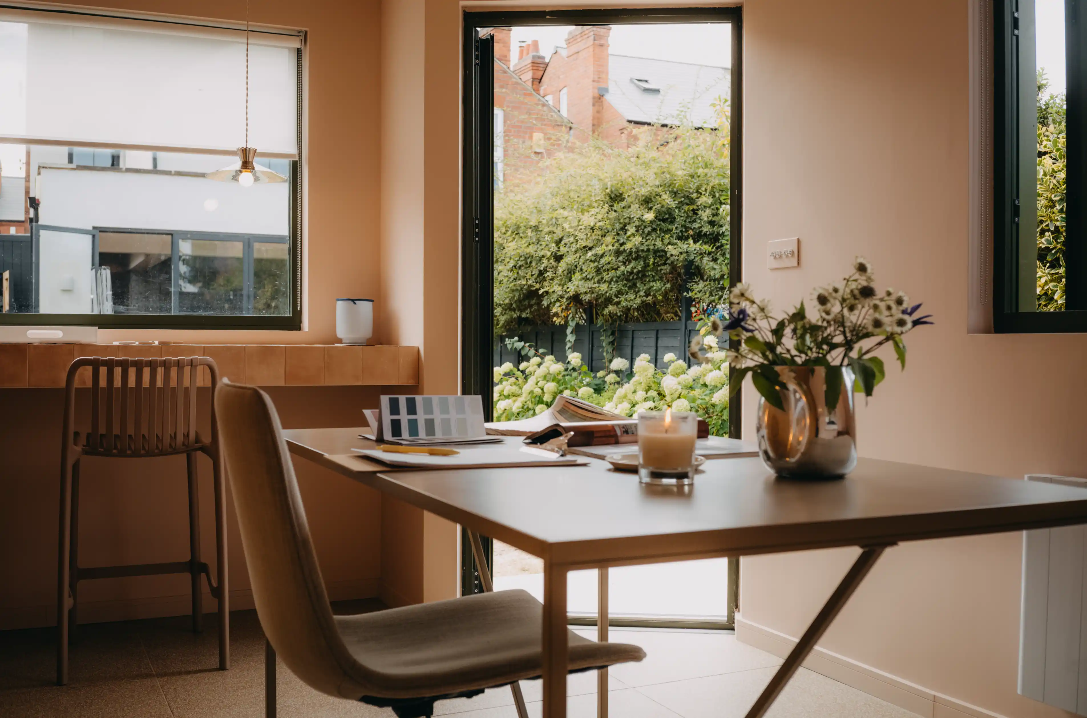 Natural light inside an NG2 garden room