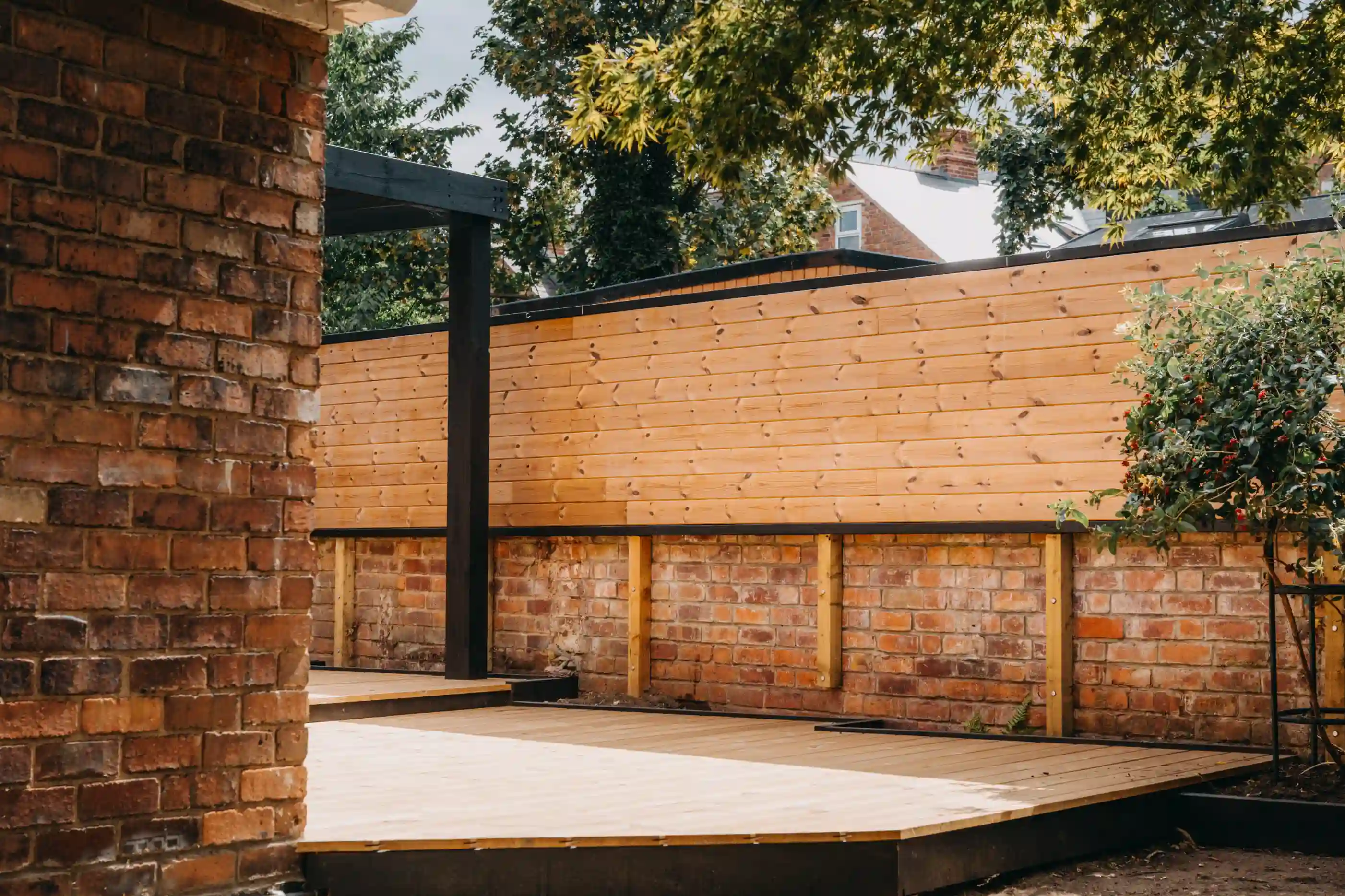 Full garden transformation, deck, pergola, fence built in West Bridgford, Nottingham - photo 2